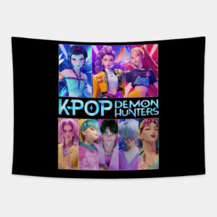Kpop Demon Hunters Tapestry