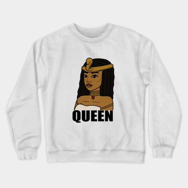 Afro Melanin Queen Black African History Crewneck Sweatshirt by logiamerch