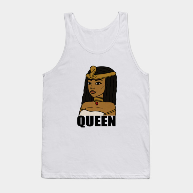 Afro Melanin Queen Black African History Tank Top by logiamerch