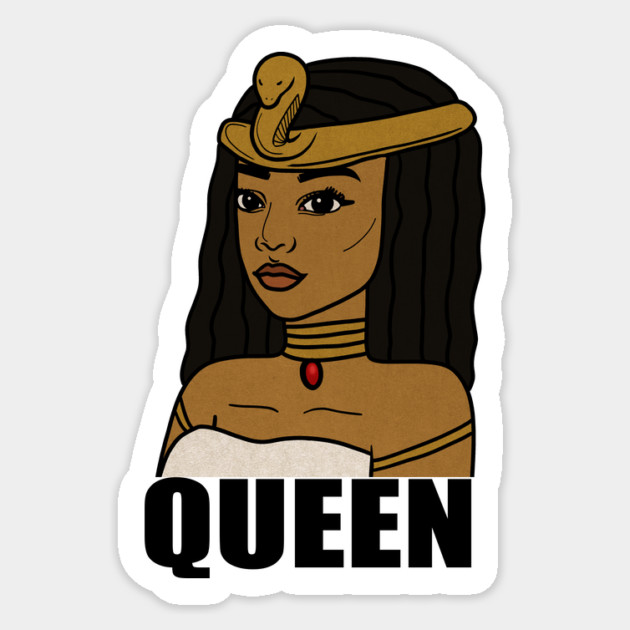 Afro Melanin Queen Black African History Sticker by logiamerch