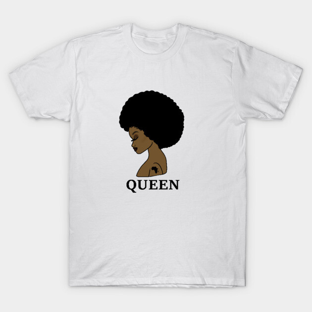Afro Melanin Queen Black African History T-Shirt by logiamerch
