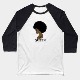 Afro Melanin Queen Black African History Baseball T-Shirt