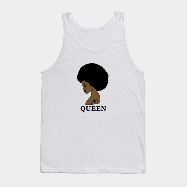 Afro Melanin Queen Black African History Tank Top by logiamerch