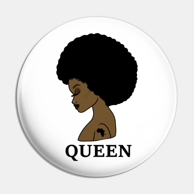 Afro Melanin Queen Black African History Pin by logiamerch