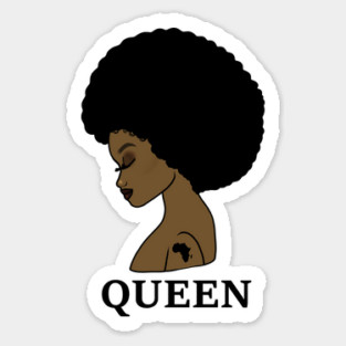 Afro Melanin Queen Black African History Magnet