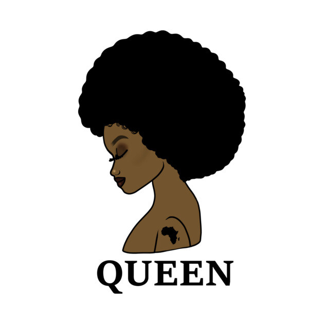 Afro Melanin Queen Black African History by logiamerch