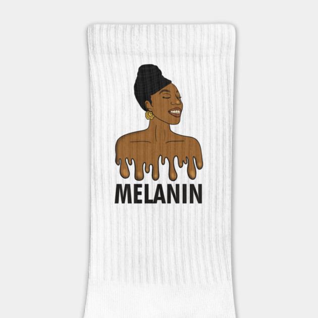 Drippin Melanin Afro Black History by logiamerch