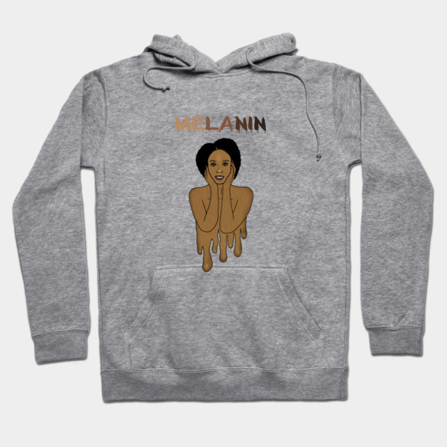 Drippin Melanin Afro Black History Hoodie by logiamerch