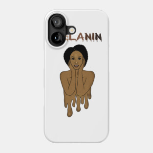 Drippin Melanin Afro Black History Phone Case
