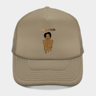 Drippin Melanin Afro Black History Hat