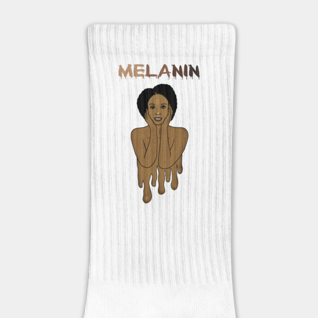 Drippin Melanin Afro Black History by logiamerch