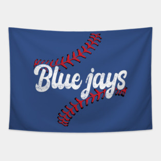 Retro Toronto Blue Jays Stripe Ball Tapestry