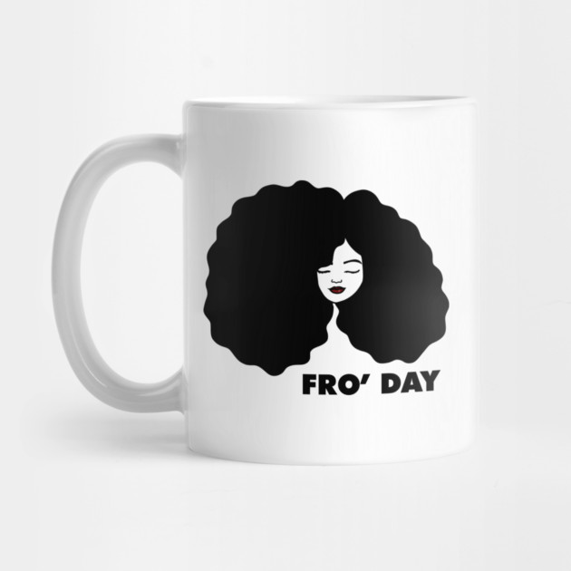 Fro Afro Hair Natural African Woman by logiamerch