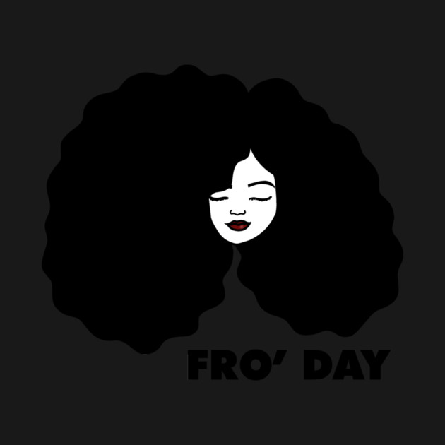 Fro Afro Hair Natural African Woman by logiamerch