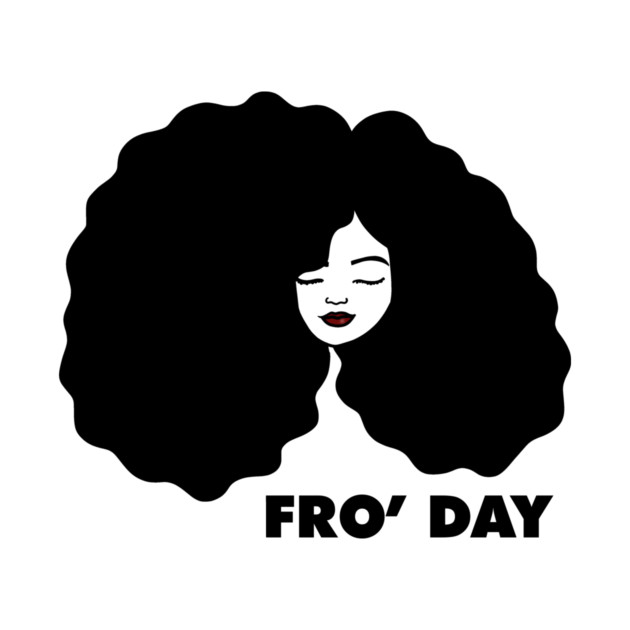 Fro Afro Hair Natural African Woman by logiamerch