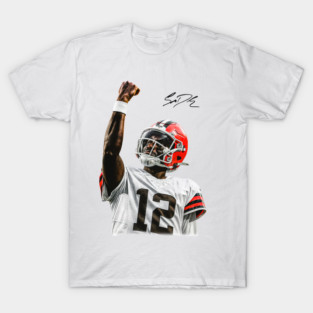 Shedeur Sanders, Cleveland Browns  Former Colorado Buffaloes QB  Game Day Football T-Shirt