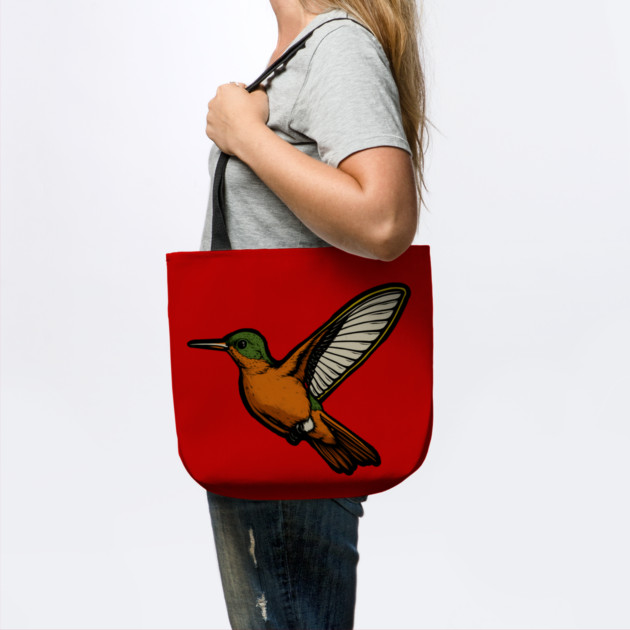 Cinnamon Hummingbird – Colorful Bird Art by DonWillisJrArt