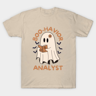 Behavior Analyst Ghost Halloween T-Shirt
