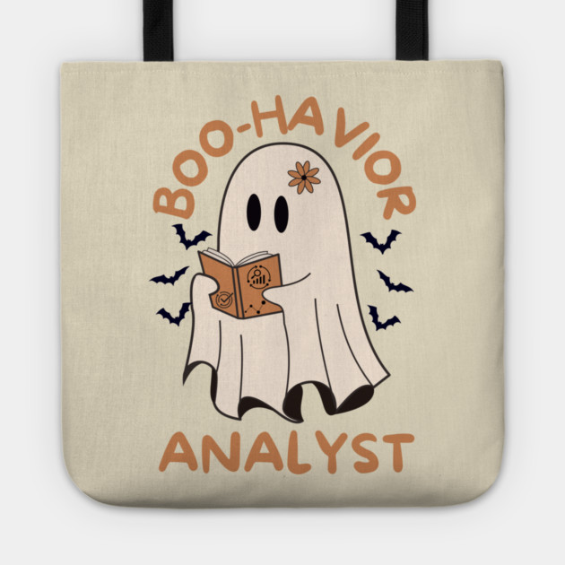 Behavior Analyst Ghost Halloween Tote by The WYLD Tribe