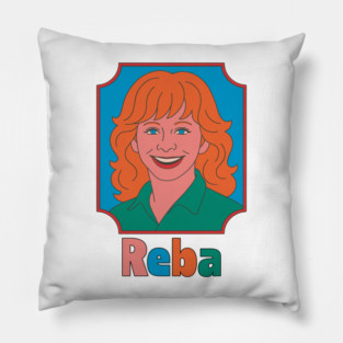 Reba Retro Pop Fan Art Pillow
