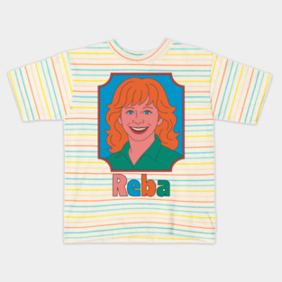 Reba Retro Pop Fan Art Kids T-Shirt