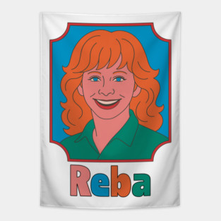 Reba Retro Pop Fan Art Tapestry