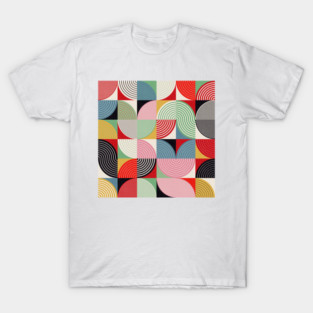Bauhaus Geometry - Modern Abstraction No.092 T-Shirt
