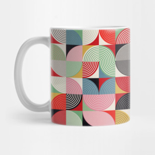Bauhaus Geometry - Modern Abstraction No.092 Mug