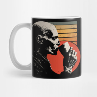 Funny Skeleton Drinking Coffee Retro Morning Mood Graphic Mug