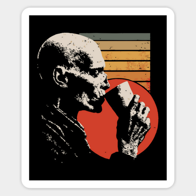 Funny Skeleton Drinking Coffee Retro Morning Mood Graphic Magnet by TuncGK