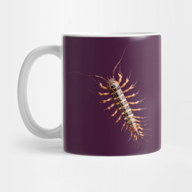 Realistic Centipede Trompe l'oeil Gag Prank Insect by TuncGK
