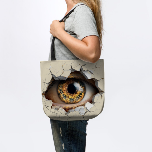 Mystic Eye Peeking Trompe l'oeil Optical Illusion by TuncGK