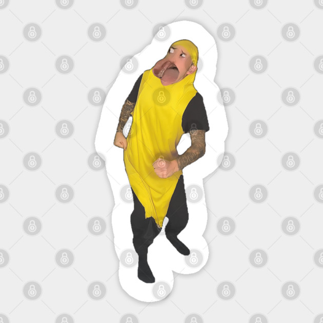 Mr. Talalaa - Banana Character Sticker by MrTalalaa