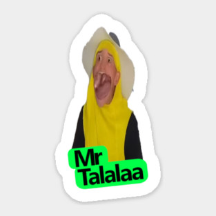 Mr. Talalaa - Banana Character Sticker