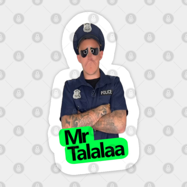 Mr. Talalaa - Policeman Character Sticker by MrTalalaa