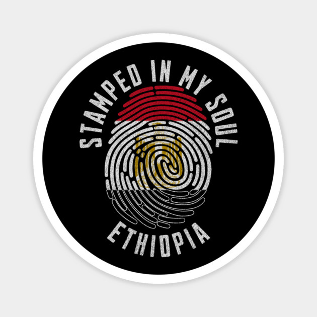 Stamped in My Soul Egypt Flag Design Egyptian Pride Magnet by Yesteeyear