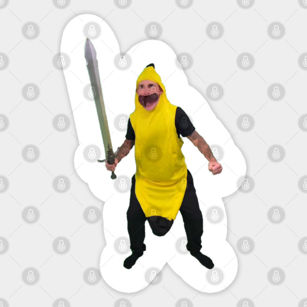 Mr. Talalaa - Banana Character Sticker by MrTalalaa