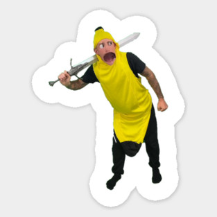Mr. Talalaa - Banana Character Sticker