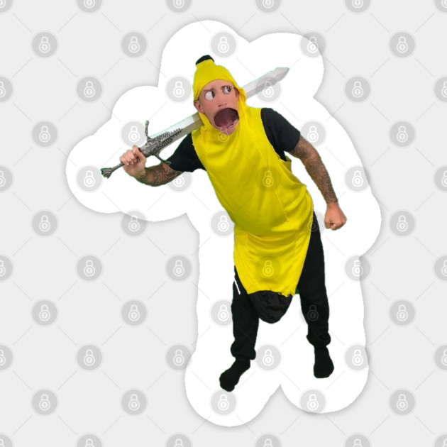 Mr. Talalaa - Banana Character Sticker by MrTalalaa