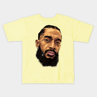 Nipsey Hussle  Art Design T-Shirt Hoodies Stickers Print Kids T-Shirt