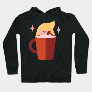 A Hug in a Mug but look Hoodie