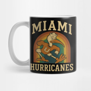 Miami Hurricanes Vintage Retro T-Shirt Mug