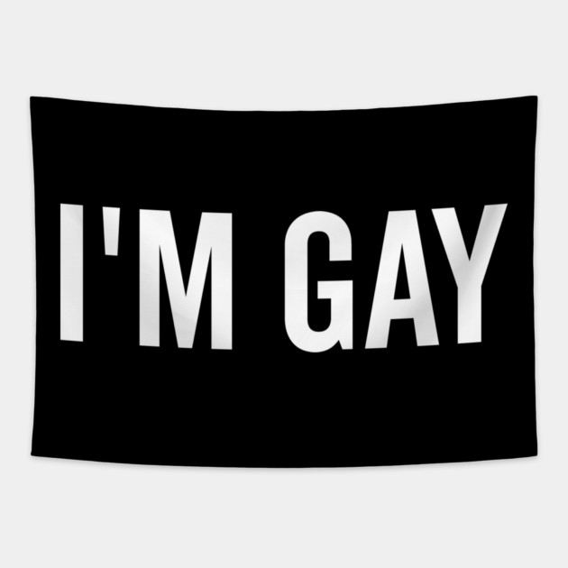 I’m Gay Tapestry by Frank Ring