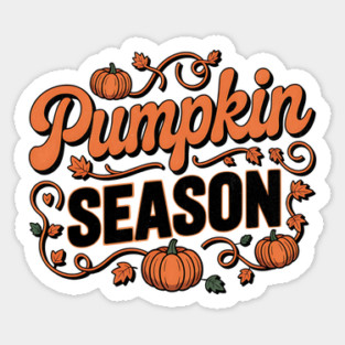 Pumpkin Season Elegant Fall Design Magnet
