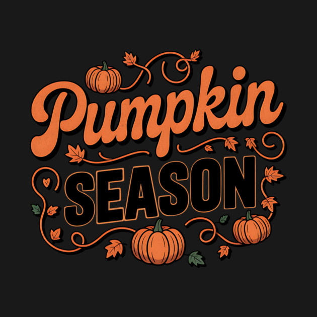 Pumpkin Season Elegant Fall Design by Designed By Marty