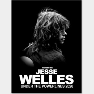 Jesse Welles Under the Powerlines 2026 Tour Merch Posters and Art