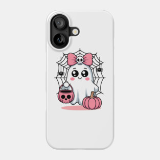 cute ghost halloween Phone Case
