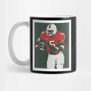 Edgerrin James Miami Hurricanes Tribute Art T-Shirt Mug