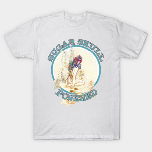 Sugar Skull Powered Fairy Tee T-Shirt