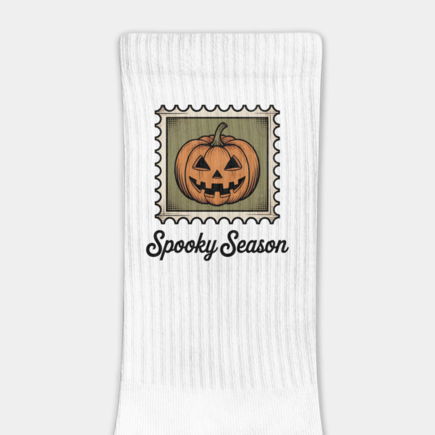 Spooky Season Pumpkin Stamp Design - Light by Designed By Marty